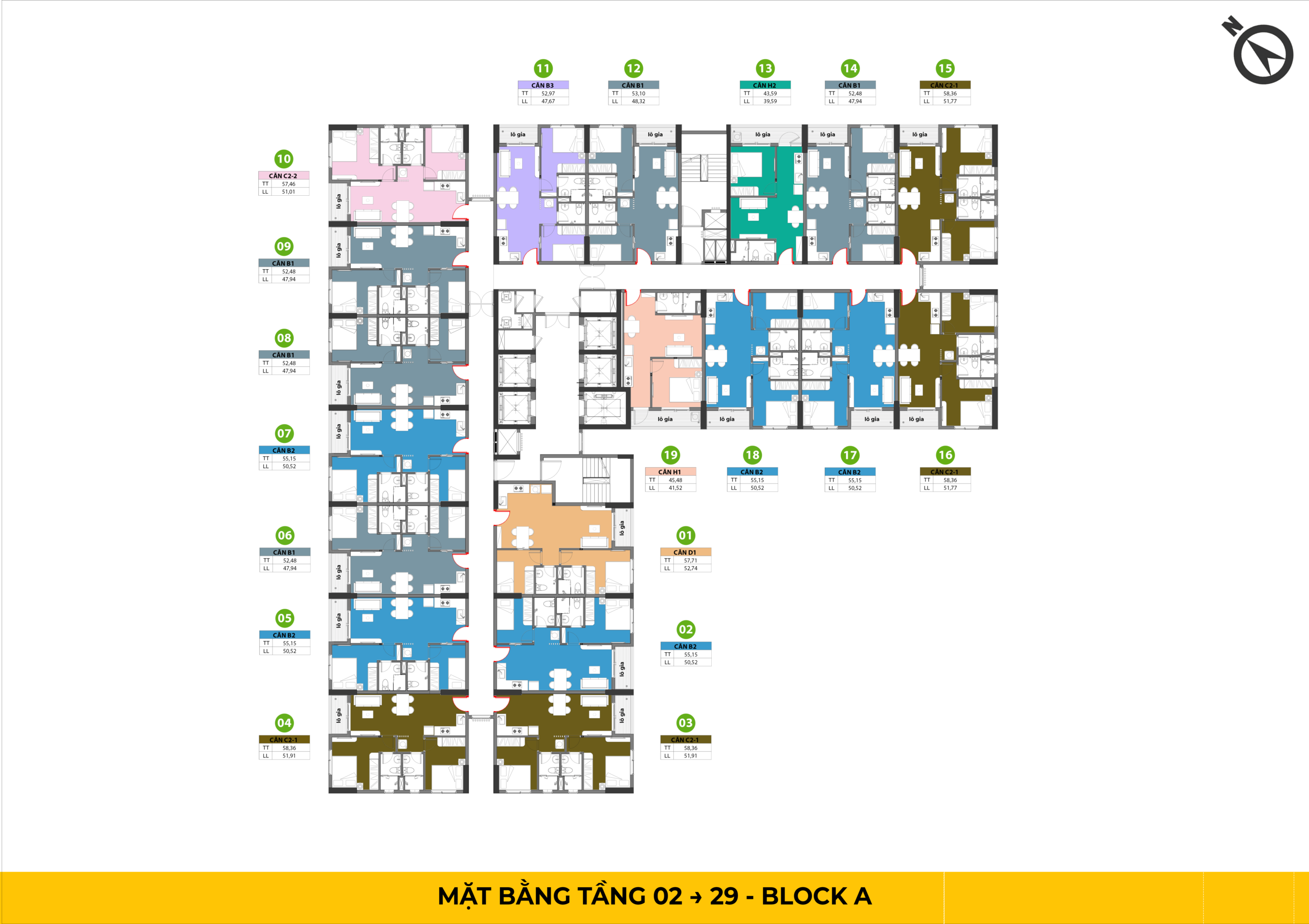 Mặt bằng Bcons Infinity 3
